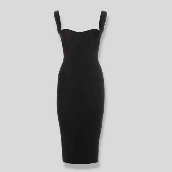Victoria Beckham crepe midi dress retailed $1470 - Picture 1 of 3